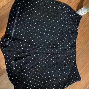 Loft polka dot shorts, size 10
